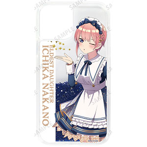 五等分の花嫁∽ 描き下ろし 中野一花 星空メイドver. グリッターiPhoneケース(14 Plus)