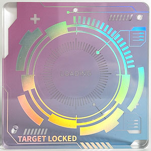 推し活グッズ 缶バッジアクリルフレーム サイバーパンク キー