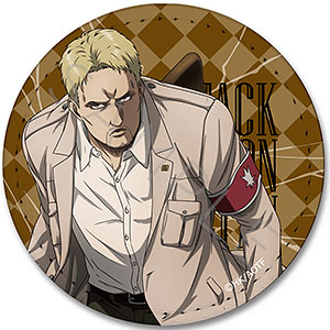 進撃の巨人 ミカサ レザーバッジ 進撃の巨人 The Final Season_第10弾レザーバッジ(丸形) NB ミカサ