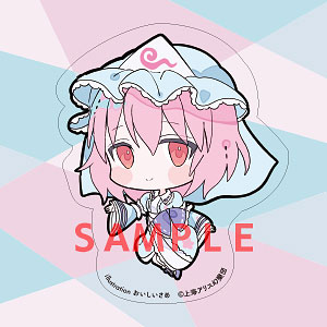 「東方project」 西行寺幽々子 ダイカットシール