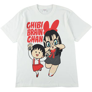 CHIBI BRAIN CHAN T-shirt ホワイト L
