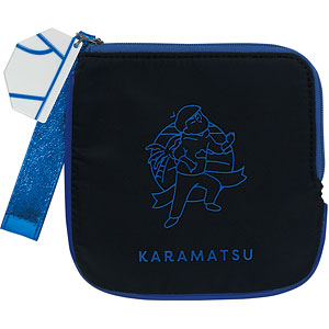 おそ松さん フラットポーチ カラ松BLU