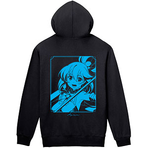 TVアニメ「この素晴らしい世界に祝福を！3」 アクア バックプリントジップパーカー レディース XL