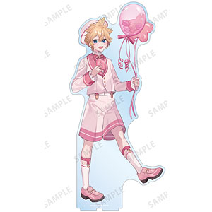 桜ミク 描き下ろし 鏡音レン 桜パーティーver. Art by しゅがお 特大アクリルスタンド