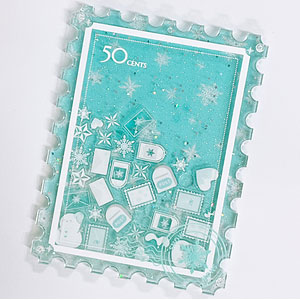 推し活グッズ アクリルフレーム 雪夜来信 BIGサイズ(ミント)