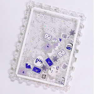 推し活グッズ アクリルフレーム 雪夜来信 BIGサイズ(ホワイト)