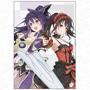 デートアライブ クリアファイル　誘宵美九　夜刀神十香　イベント限定 デート・ア・ライブV 描き下ろしクリアファイル 夜刀神十香