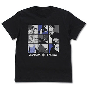 夜桜さんちの大作戦 夜桜スパイ一家 Tシャツ/BLACK-M