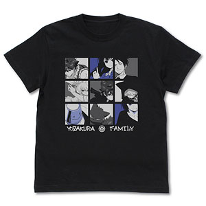 夜桜さんちの大作戦 夜桜スパイ一家 Tシャツ/BLACK-XL