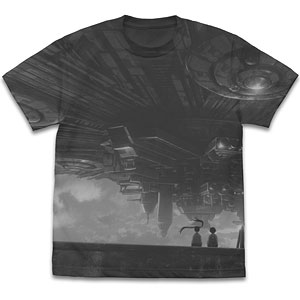 デッドデッドデーモンズデデデデデストラクション デデデデ オールプリントTシャツ/SUMI-XL