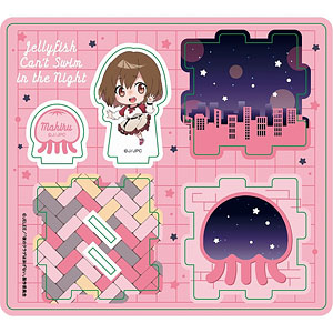 夜のクラゲは泳げない ミニアクリルジオラマ 光月まひる