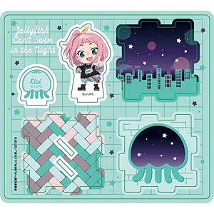 夜のクラゲは泳げない ミニアクリルジオラマ 渡瀬キウイ