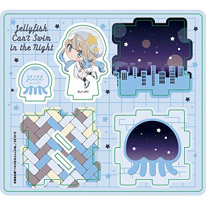 夜のクラゲは泳げない ミニアクリルジオラマ JELEEちゃん