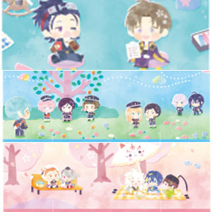 わんぱく! 刀剣乱舞 ポストカード 6種類セット② ラミネート