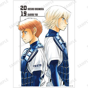 原作「ダイヤのA act II」 奥村光舟＆由井薫 A3マット加工ポスター