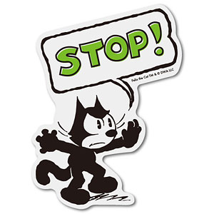 FLX-022 FELIX THE CAT 透明ステッカー CRAFTY！ クラシックイラスト