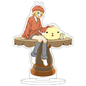 アクリルスタンド「カピバラさん×ピアプロキャラクターズ」02/ひだまりさん×鏡音リン(描き起こしイラスト)