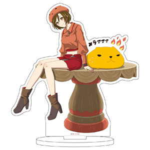 アクリルスタンド「カピバラさん×ピアプロキャラクターズ」05/あついさん×MEIKO(描き起こしイラスト)