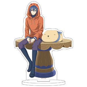 アクリルスタンド「カピバラさん×ピアプロキャラクターズ」06/べージュさん×KAITO(描き起こしイラスト)