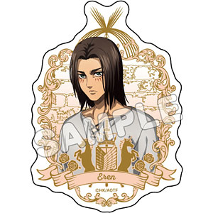 進撃の巨人 10 Years Journey 描き下ろしダイカットステッカー エレン