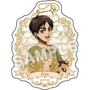 進撃の巨人 10 Years Journey 描き下ろしダイカットステッカー エレン(過去)