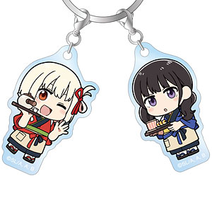 「リコリス・リコイル」 描き起こし 錦木千束＆井ノ上たきな Art by 荒* ちびキャラ 2連アクリルキーホルダー ver.B