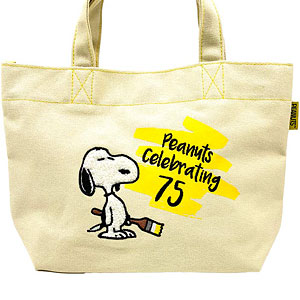 PEANUTS SN 75thセレブレーション サガラミニトート YE