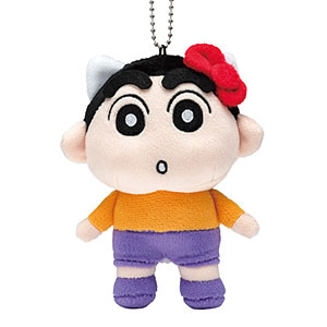 クレヨンしんちゃん×サンリオキャラクターズ ぬいぐるみマスコット しんちゃん(ハローキティ)