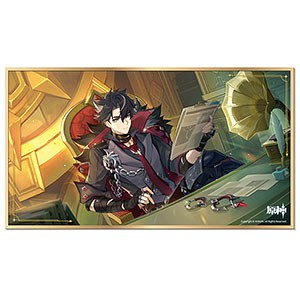 原神 「清潔！大作戦」 缶バッジ＆クリアカードセット リオセスリ