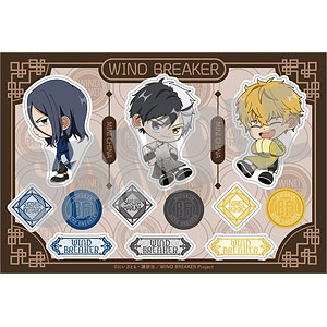 WIND BREAKER ステッカー 兎耳山丁子＆十亀条＆佐狐浩太 MINI
