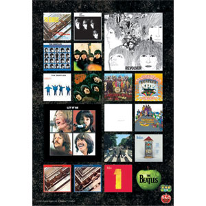 ジグソーパズル miniパズル  THE BEATLES ジャケットコレクション 300ピース (300-379)