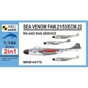 1/144 シーベノム FAW.21/53/ECM.22「イギリス・オーストラリア」 2イン1 プラモデル