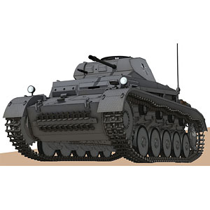 【特典】ガールズ＆パンツァー 最終章 1/35 II号戦車F型 黒森峰女学園 冬季無限軌道杯準決勝 渓谷での戦いです！ プラモデル