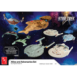 1/2500 スター トレック ミニスケール宇宙船 8艦セット プラモデル