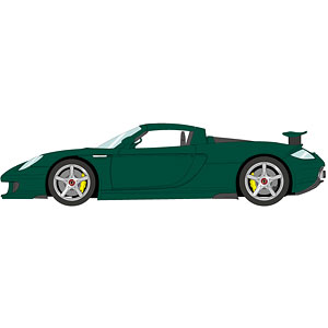 1/43 ポルシェ カレラGT 2004 リアウィングアップ ホライゾン 1/43 ポルシェ カレラGT 2004 リアウィングアップ ホライゾン