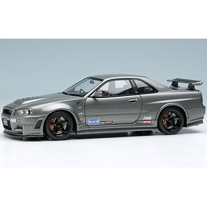 1/43 日産 スカイライン GT-R (NISMO BNR34 CRSバージョン) ダークメタルグレー  2022[メイクアップ]【送料無料】《０９月予約》