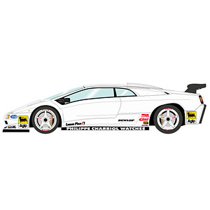 1/43 ランボルギーニ ディアブロ SVR Racing 1996 レッド