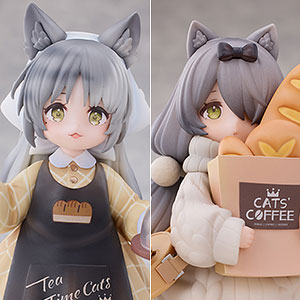 【特典】『ティータイム キャッツ シーン』にゃん町“パン屋”店員＆お客セット 完成品フィギュア[RIBOSE]