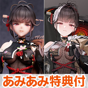 【あみあみ限定特典】勝利の女神：NIKKE サクラ 黒夜密行 1/7 完成品フィギュア 豪華版[Hobby sakura]