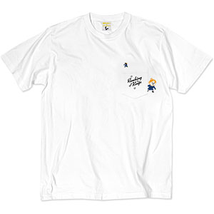 TVアニメ「王様ランキング 勇気の宝箱」キャラクターポケットTシャツ1(ボッジとダイダ) ホワイト S