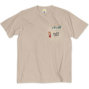 TVアニメ「王様ランキング 勇気の宝箱」キャラクターポケットTシャツ2(ヒリング) サンドベージュ XL