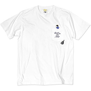 TVアニメ「王様ランキング 勇気の宝箱」キャラクターポケットTシャツ5(ボッジとカゲ) ホワイト L