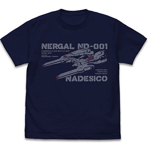 機動戦艦ナデシコ ナデシコ級一番艦「ナデシコ」 Tシャツ/NAVY-S（再販
