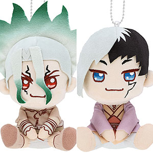 Dr.STONE コレぬい あさぎりゲン、石神千空 セット TVアニメ「Dr.STONE」 - ちょこんと！ おすわり ぬいぐるみ