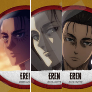 TVアニメ『進撃の巨人』 缶バッジセットB エレン