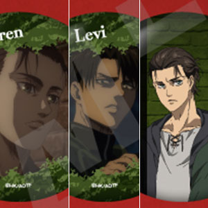 TVアニメ『進撃の巨人』 缶バッジセットD エレン＆リヴァイ