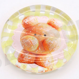 なごみ屋の世界 ガラスお箸置き・「うさぎのドーナツ」ふんわりホイップ