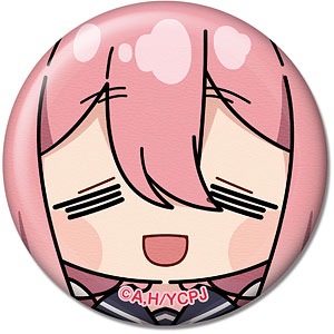 ゆるキャン△　アソビ　カフェ 各務原なでしこ くじ引き　缶バッジ　2018 ゆるキャン△ SEASON3 ぷに顔缶バッジ デザイン01(各務原なでしこ/A