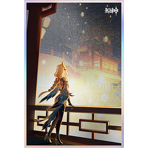 原神 七聖召喚大会シリーズ 色紙 鶴の帰郷