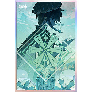 原神 七聖召喚大会シリーズ 色紙 風と自由